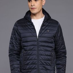 Louis Philippe Sport Solid Hooded Padded Jacket-36