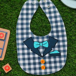 Yellow Bee Infants Boys Printed Reversible Bibs-4
