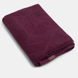 Jockey Essentials Burgundy Cotton Terry Ultrasoft Bath Towel-image-42