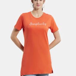 Jockey Orange Graphic Print Sleep Tees (Colors & Prints May Vary)-image-19