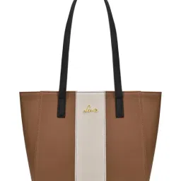 Lavie Estella Tan Leather Small Tote Bag-image-16