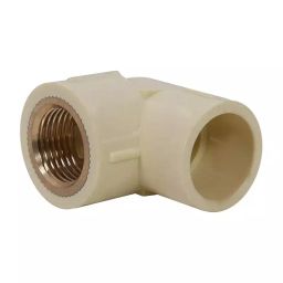 FITVIT Elbow 19.05x12.7 mm (3/4x1/2 Inch) CPVC Brass Fitting (Pack of 50)-image-79