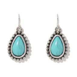 Forever New Blue & Silver Darcy Western Drop Earring-36