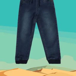 MINIKLUB Kids Blue Solid Jeans-image-98