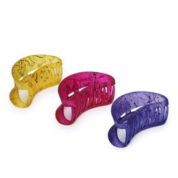 AccessHer Women Set of 3 Acrylic Claw Clips-22