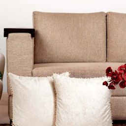 HOSTA HOMES Cream Velvet Cushion Covers - Set of 2-20