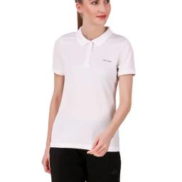 ALCIS White Regular Fit Polo T-Shirt-image-74