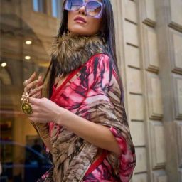 Odette Multicolored Printed Saree image 2
