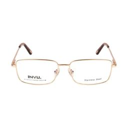 INVU B3909C Gold Full Rim Rectangular Frame-image-79