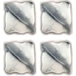 Cocobee White & Grey Coaster - Set of 4-11