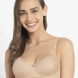 Jockey Light Beige Non Wired Padded T-Shirt Bra-13