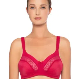 Triumph Red Geometric Print Padded Bra-25