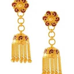 P.C. Chandra Jewellers 22k Gold Earrings for Women-picture-6
