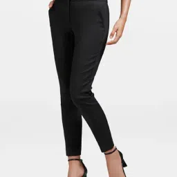 Forever New Black Regular Fit Trousers-image-42