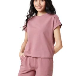 The Souled Store Pink Mini T-Shirt With Shorts-image-75