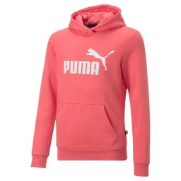 Puma Kids Pink Logo Print Hoodie-image-79