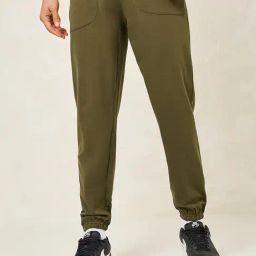 Styli Olive Relaxed Fit Oversized Joggers-image-40