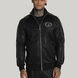 Puma Black Regular Fit Printed Sports Jacket-image-81