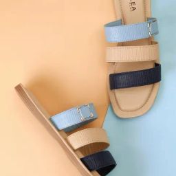 Paragon Women's Sky Blue Casual Sandals-picture-21