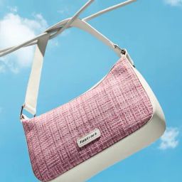 Fastrack Pink Basketweave Medium Woven Shoulder Bag-34