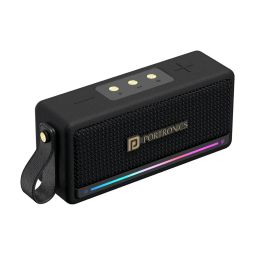 Portronics Harmony Mini 25W HD Premium Portable Bluetooth Speaker with Subwoofer, TWS Mode (Black) image 1