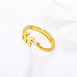 GIVA 925 Sterling Silver Golden Ring for Women-picture-46