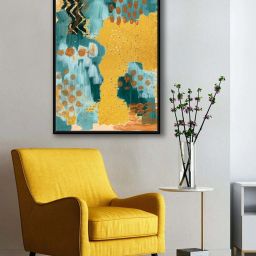 999Store Multicolor Canvas Colourful Abstract Modern Canvas Painting image 1