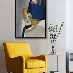 999Store Multicolor Canvas Abstract Art Wall Painting image 1