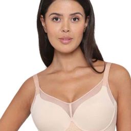 Wacoal Womens Franca Padded Non-wired Full Cup Everyday Wear Full coverage T-Shirt Bra - Beige-image-97