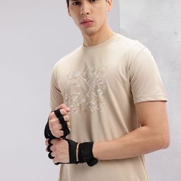 HRX by Hrithik Roshan Men Brand Logo Printed Rapid-Dry Training T-shirt-image-46