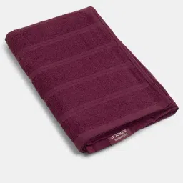Jockey Essentials Burgundy Cotton Terry Ultrasoft Bath Towel-picture-12