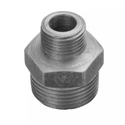 VS Steel Reducing Hex Nipple Black 8 mm (1/4 inch)-96