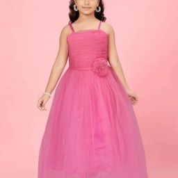 Aarika Kids Pink Applique Gown-image-97