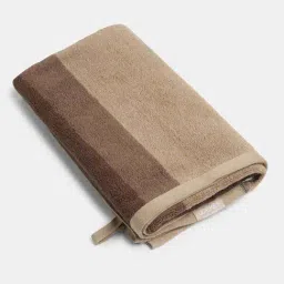 Jockey Essentials Brown Cotton Terry Ultrasoft Bath Towel-image-12