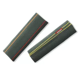 Elegant Grey Fabric Seat Belt Shoulder Pads Set of 2-20