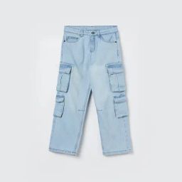 Fame Forever by Lifestyle Kids Blue Regular Fit Jeans-picture-16