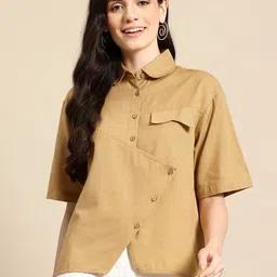 Mast & Harbour Pure Cotton Wrap Top-picture-15