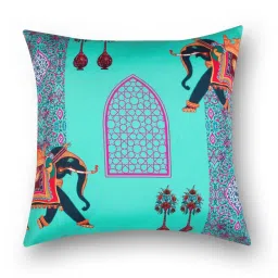 SEJ by Nisha Gupta Multicolor Cushion Covers - Set of 1 image 2