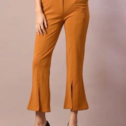 Myshka Yellow Flare Fit Pants-image-19