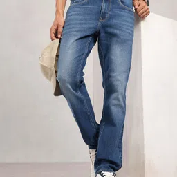 Nautica Men Smart Straight Fit Mid-Rise Light Fade Stretchable Jeans-picture-29