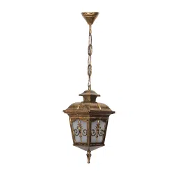 Fos Lighting Londonderry Antique Golden Small Outdoor Hanging Pendant Light - DG85-Antique-S-HL1-image-57