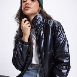 DressBerry Metallic Magic Puffer Jacket-picture-45