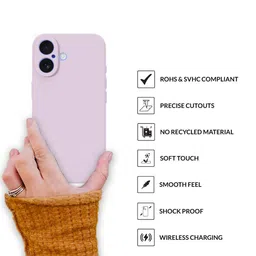 SPRIG Solid Printed iPhone 16 Back Case Mobile Accessories image 4