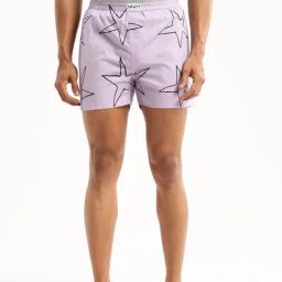 SHOWOFF Lavender Slim Fit Printed Boxers-picture-15
