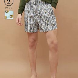 Fame Forever by Lifestyle Multicolor Printed Boxers - Pack of 2-image-73