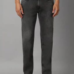 Louis Philippe Grey Regular Fit Jeans-image-13
