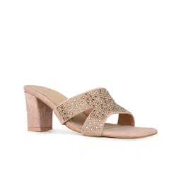 Inc 5 Embellished High-Top Block Heel Sandals-87