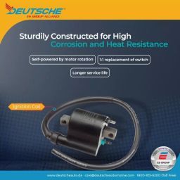 Deutsche Ignition Coil for TVS Apache RTR 180, Apache RTR 150, Apache RTR 160, Flame 125, King 3W 4S, DEUS-1732K image 3