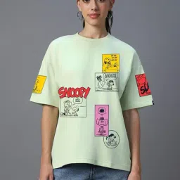 Bewakoof Green Printed T-Shirt-picture-10