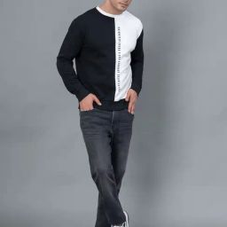 Red Tape Multi-Color Regular Fit Colorblock Sweatshirt image 5